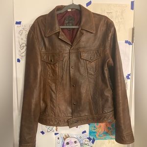 Insight brown leather jacket.